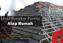 Harga Borong Bongkar Pasang Atap Rumah